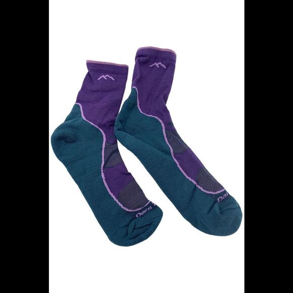 Darn Tough Accessories - Darn Tough Women's Light Hiker Micro Crew Lightweight Sock Grape